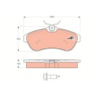 Plaquettes De Frein Avant Pour Citroën C2 C3 I E.GO Life