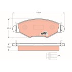 Plaquettes De Frein Avant Pour Peugeot 206 206+ 425212 425228 425302 425303