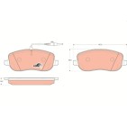 Plaquettes De Frein Avant Pour Peugeot Fiat Citroën C8 Lancia 425220 77362236