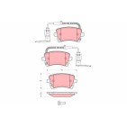 Plaquettes De Frein Arrière Pour VW Phaeton 3D0698451A 3D0698451B 3D0698451