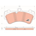 Plaquettes De Frein Avant Pour VW Touareg Porsche Cayenne 7L0698151Q 95535193901