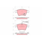 Plaquettes De Frein Avant Pour VW California T5 Multivan V 7H0698151A 7H0698151C