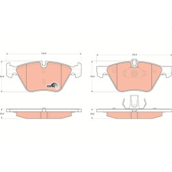 Plaquettes De Frein Avant Pour BMW Série 3 E90 E91 E92 E93 5 E60 E61 X1 2288856