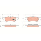 Plaquettes De Frein Arrière Pour Mini Mini 1503077 34211503077 34216761288