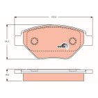 Plaquettes De Frein Avant Pour Renault Megane II 410609192R 7701207673