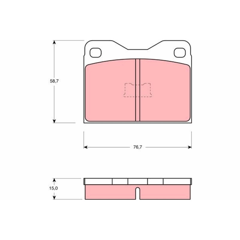 Plaquettes De Frein Avant Pour Peugeot 104 304 305 II Renault 14