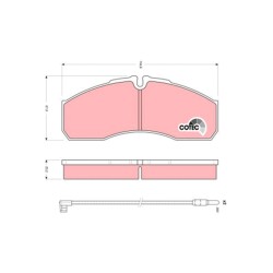 Plaquettes De Frein Avant Pour Renault Iveco Renault Trucks 5001844748 42536101