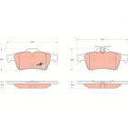 Plaquettes De Frein Arrière Pour Peugeot Renault Opel Ford 1647875980 15920556