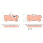 Plaquettes De Frein Arrière Pour Land Rover Discovery III Van IV Range Rover