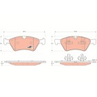 Plaquettes De Frein Avant Pour MERCEDES Classe E T-Model G GL M R