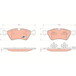 Plaquettes De Frein Avant Pour MERCEDES Classe E T-Model G GL M R