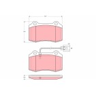 Plaquettes De Frein Avant Pour Seat Leon 1ML698151