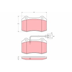 Plaquettes De Frein Avant Pour Seat Leon 1ML698151