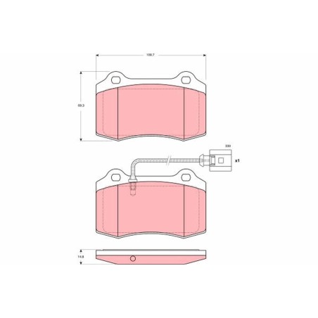 Plaquettes De Frein Avant Pour Seat Leon 1ML698151