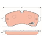 Plaquettes De Frein Avant Pour VW Crafter 30-50 MERCEDES Sprinter 2E0698151G