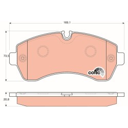 Plaquettes De Frein Avant Pour VW Crafter 30-50 MERCEDES Sprinter 2E0698151G