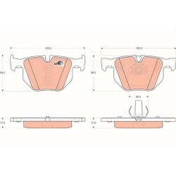 Plaquettes De Frein Arrière Pour BMW X5 X6 34216776937 6776937
