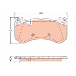 Plaquettes De Frein Avant Pour MERCEDES AMG GT SL SLS Volvo P 122 S Amazon