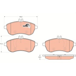 Plaquettes De Frein Avant Pour MERCEDES Classe C T-Model E SLC SLK