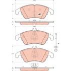 Plaquettes De Frein Avant Pour MERCEDES Classe C T-Model E CLS SLC SLK