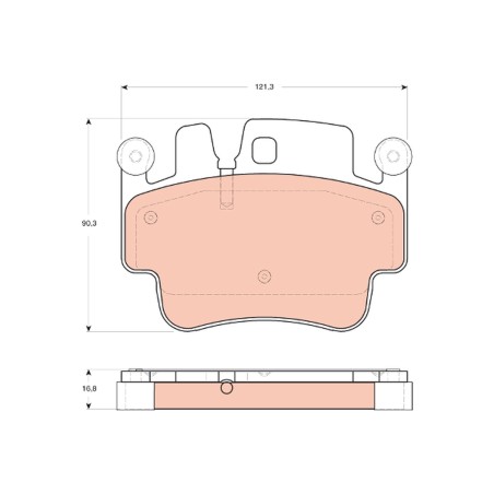 Plaquettes De Frein Avant Pour Porsche 911 Speedster Targa Boxster 99635194701