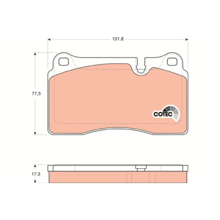 Plaquettes De Frein Avant Pour Land Rover Range Rover III Sport