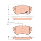 Plaquettes De Frein Avant Pour Peugeot Fiat Ford 425406 0000071772815 1559697