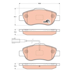 Plaquettes De Frein Avant Pour Peugeot Fiat Ford 425406 0000071772815 1559697