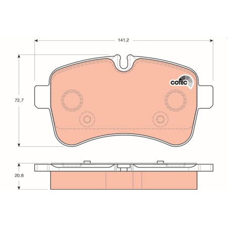 Plaquettes De Frein Arrière Pour Iveco Daily III IV V VI 42555917