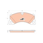 Plaquettes De Frein Avant Pour VW Audi Porsche 7P0698151G 95535193965 7P5698151D