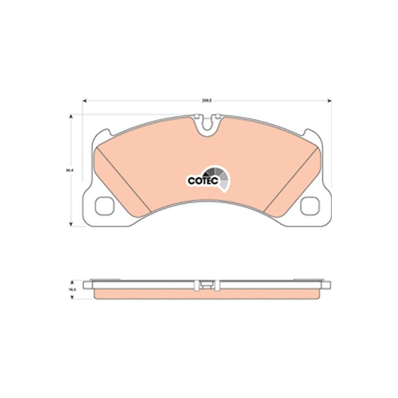 Plaquettes De Frein Avant Pour VW Audi Porsche 7P0698151G 95535193965 7P5698151D