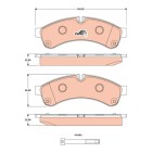 Plaquettes De Frein Arrière Pour Iveco Daily Citys IV V VI 42555633