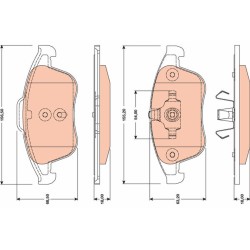 Plaquettes De Frein Avant Pour Renault Clio IV Grand Scénic III Laguna Latitude