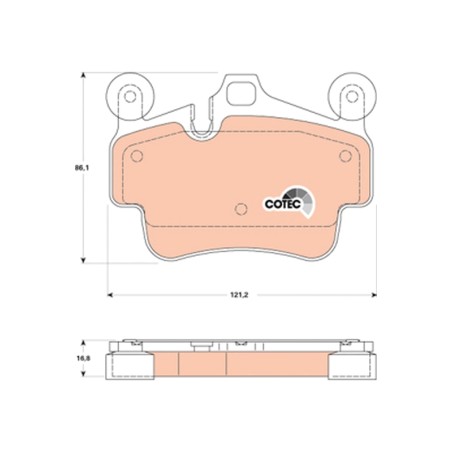 Plaquettes De Frein Avant Pour Porsche 911 Targa Boxster Cayman 99735193906