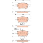 Plaquettes De Frein Avant Pour Opel Fiat Doblo Vauxhall 1605164 51928529 1605182