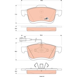 Plaquettes De Frein Avant Pour Opel Fiat Doblo Chrysler Lancia 1605293 77364929