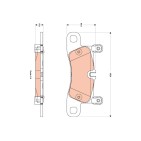 Plaquettes De Frein Arrière Pour Porsche Cayenne 7P5698451 95835293950