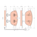 Plaquettes De Frein Avant Pour Audi A6 A7 A8 4G0698151B 4G0698151G 4G0698151S