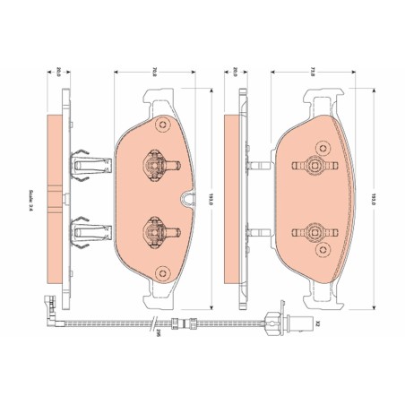 Plaquettes De Frein Avant Pour Audi A6 A7 A8 4G0698151B 4G0698151G 4G0698151S