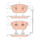 Plaquettes De Frein Avant Pour Audi A8 Q5 4H0698151E 4H0698151H 4H0698151N