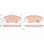 Plaquettes De Frein Avant Pour Land Rover Defender Station Wagon Van