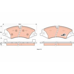 Plaquettes De Frein Avant Pour Land Rover Defender Station Wagon Van
