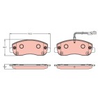 Plaquettes De Frein Avant Pour Renault Opel Nissan Vauxhall 410601061R 4419950