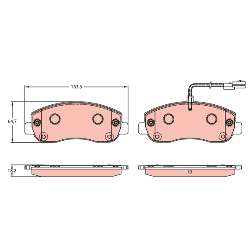 Plaquettes De Frein Avant Pour Renault Opel Nissan Vauxhall 410601061R 4419950