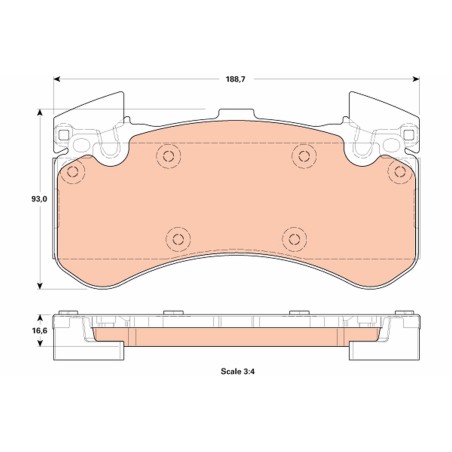 Plaquettes De Frein Avant Pour Audi A6 A7 A8 Dodge Viper