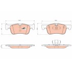 Plaquettes De Frein Avant Pour BMW Série 1 F20 F21 2 F22, F87 F23 8854999