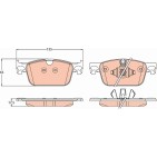 Plaquettes De Frein Avant Pour Volvo S60 III S90 II V60 V90 XC60 31423652