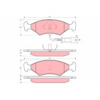 Plaquettes De Frein Avant Pour Ford Escort III IV Fiesta KA Orion I II 5018900