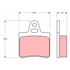 Plaquettes De Frein Arrière Pour Citroën BX CX I II SM 75519956 95565563
