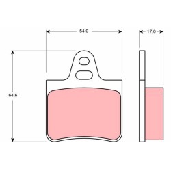 Plaquettes De Frein Arrière Pour Citroën BX CX I II SM 75519956 95565563